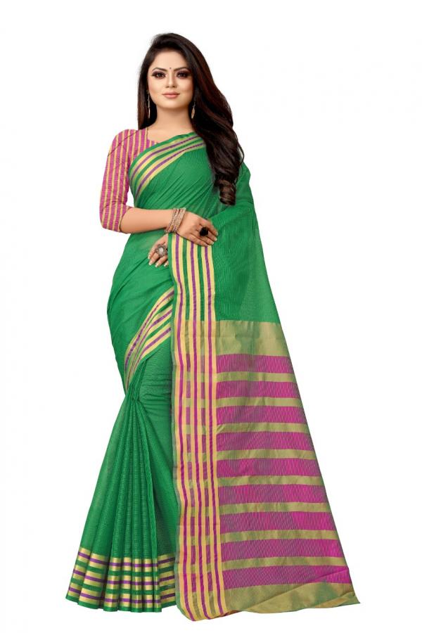 Aastha vol-1 Banarsi Pallu Cotton Silk Women Saree Seller